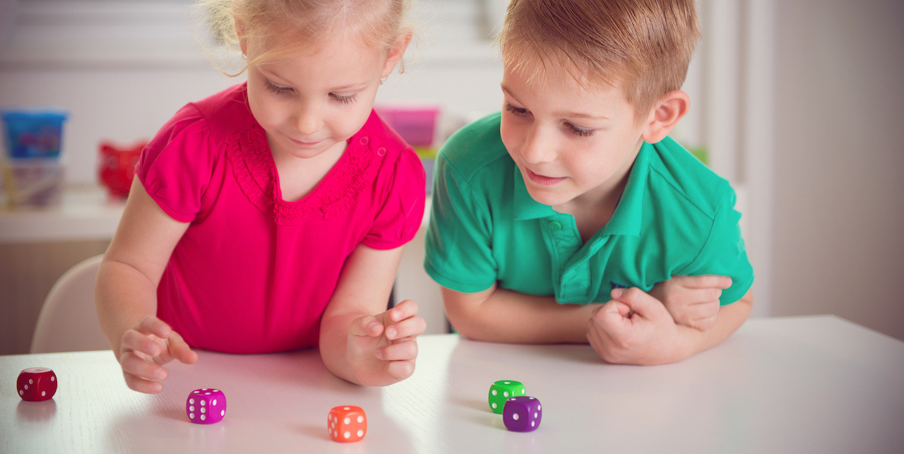 kids playing dice games