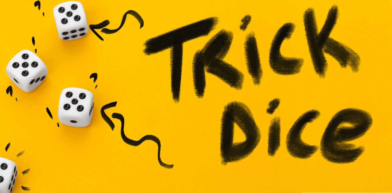 The history of trick dice involves lead, magnets, and even melting them