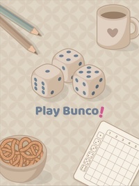 Thumbnail three of free downloadable bunco-themed wallpaper backgrounds for small tablets.