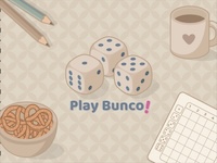 Thumbnail three of free downloadable bunco-themed wallpaper backgrounds for large screens.
